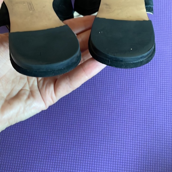 Vince blue/black suede slides/ mules, 10 - Picture 7 of 8